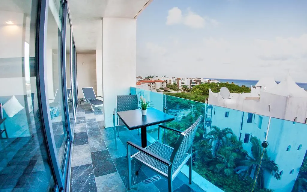 Amazing Ocean View View 2Br Condo In Wonderful Location Of Pdc By Happy Address Playa del Carmen Apartment