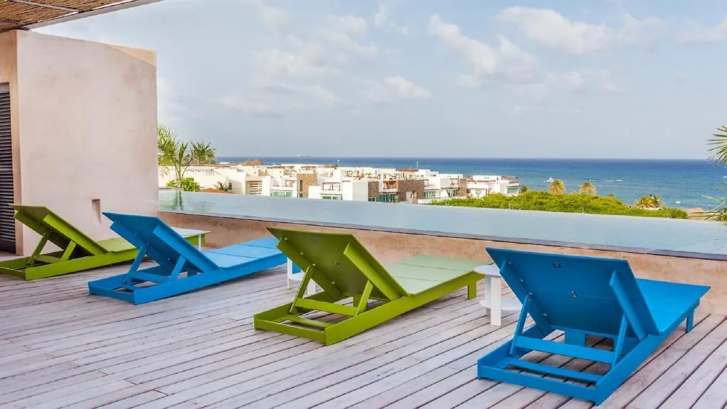 Amazing Ocean View View 2Br Condo In Wonderful Location Of Pdc By Happy Address Playa del Carmen Apartment